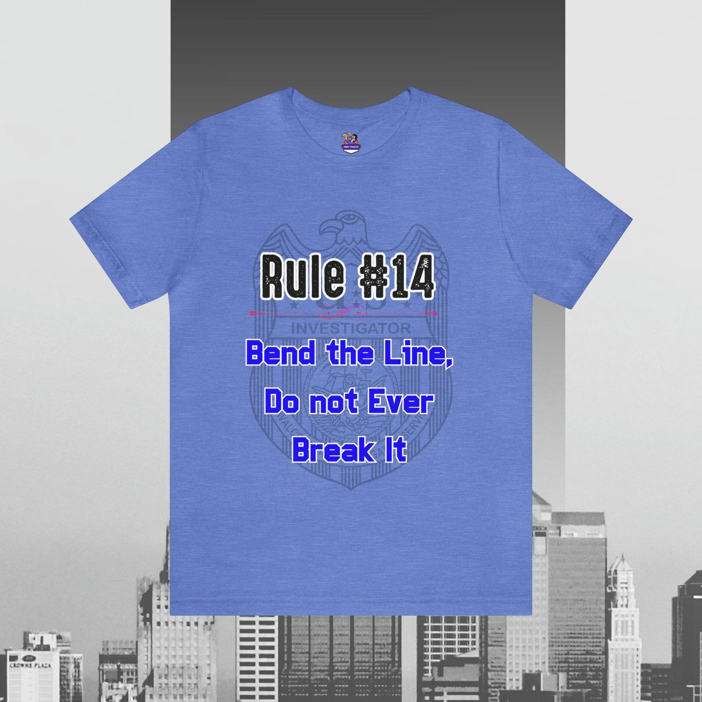 Rules of Gibbs #14 Bend the Line, Do not Break the Line Unisex Jersey Short Sleeve Tee