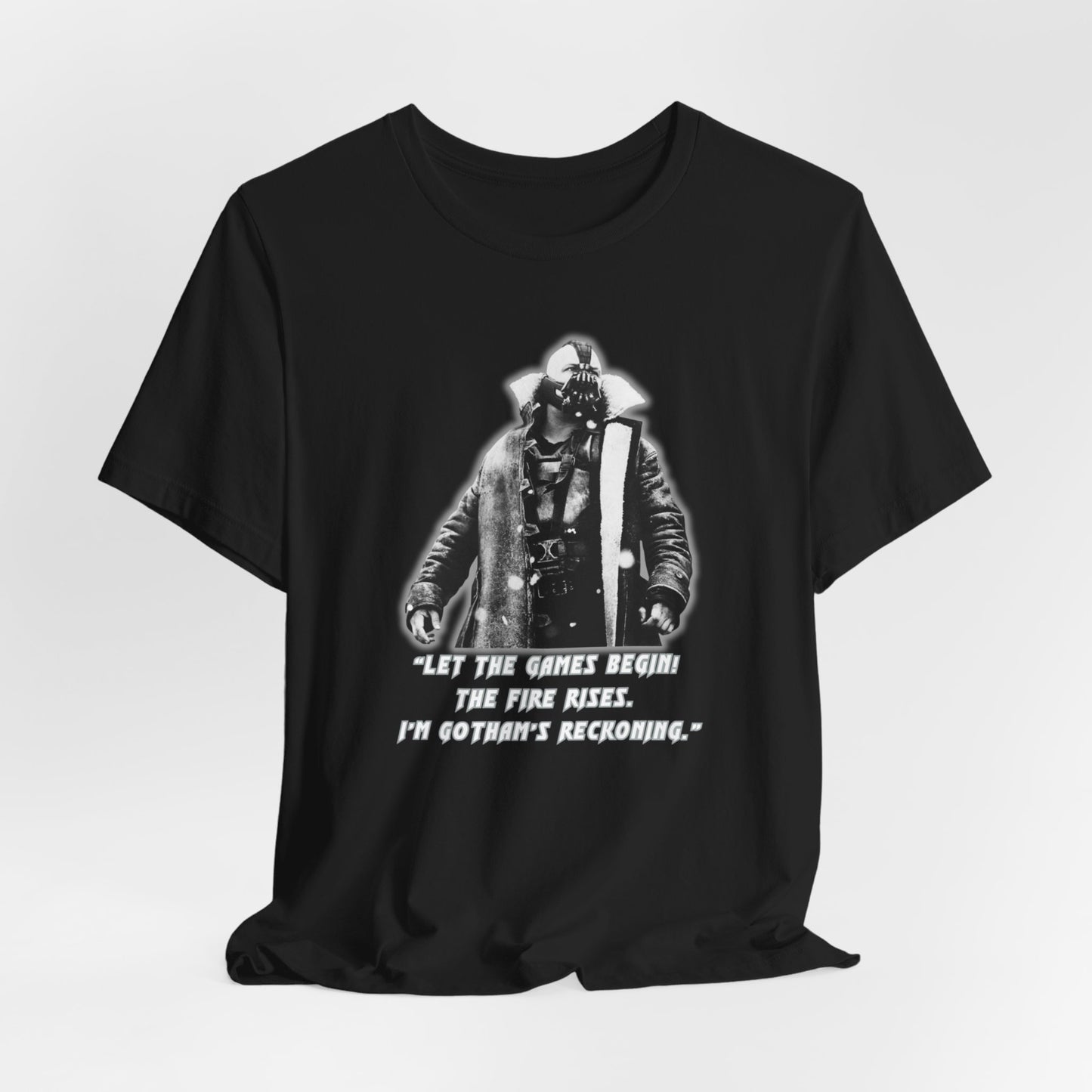 Gothams Reckoning Bane Inspired Unisex Jersey Tee Unleash Your Inner Villain