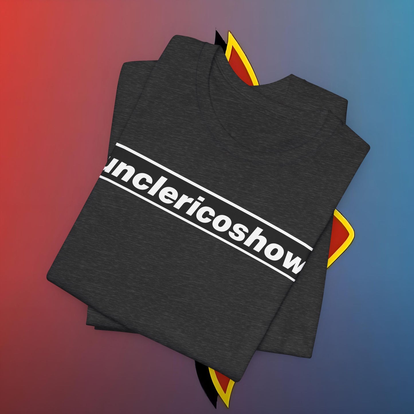 The Uncle Rico Show Tee – Broadcasting Buffoonery Since Whenever