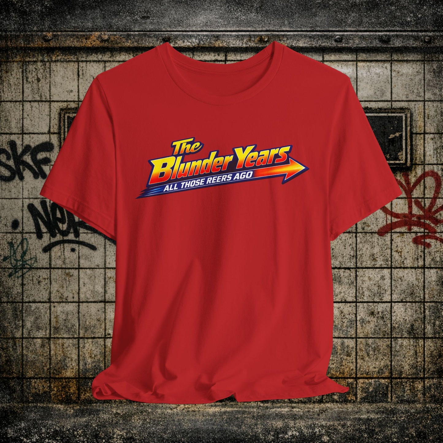 Retro 'The Blunder Years' Graphic Tee - Nostalgic Vintage Logo T-Shirt