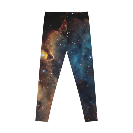 Colorful Galaxy Stretchy Leggings (AOP)