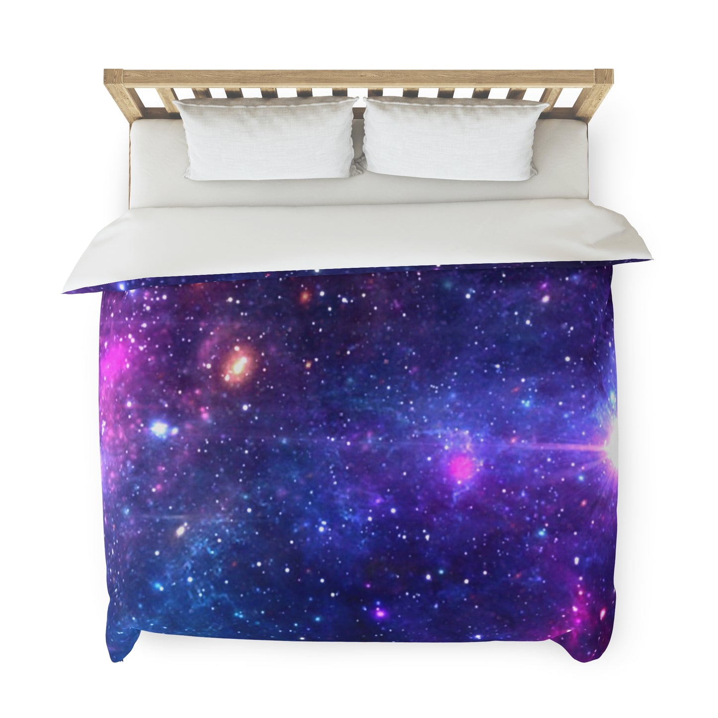 Purple Beyond the Stars Outer Space Out of this World Duvet Cover