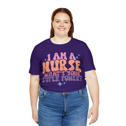 Comfy and Stylish Bella+Canva 3001 Nurse T-Shirt: Perfect Gift for Professionals & Nursing Students, Soft Fabric, Various Sizes Available