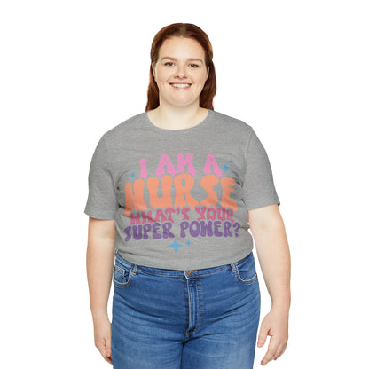 Comfy and Stylish Bella+Canva 3001 Nurse T-Shirt: Perfect Gift for Professionals & Nursing Students, Soft Fabric, Various Sizes Available