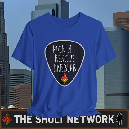 Pick a Rescue Dabbler T-Shirt — Pet Rescue Support Tee
