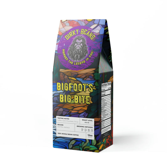 Bigfoot's Big Bite: Toffee, Dark Chocolate, and Citrus - A Brew to Make You Believe! (Medium Roast ) Coffee