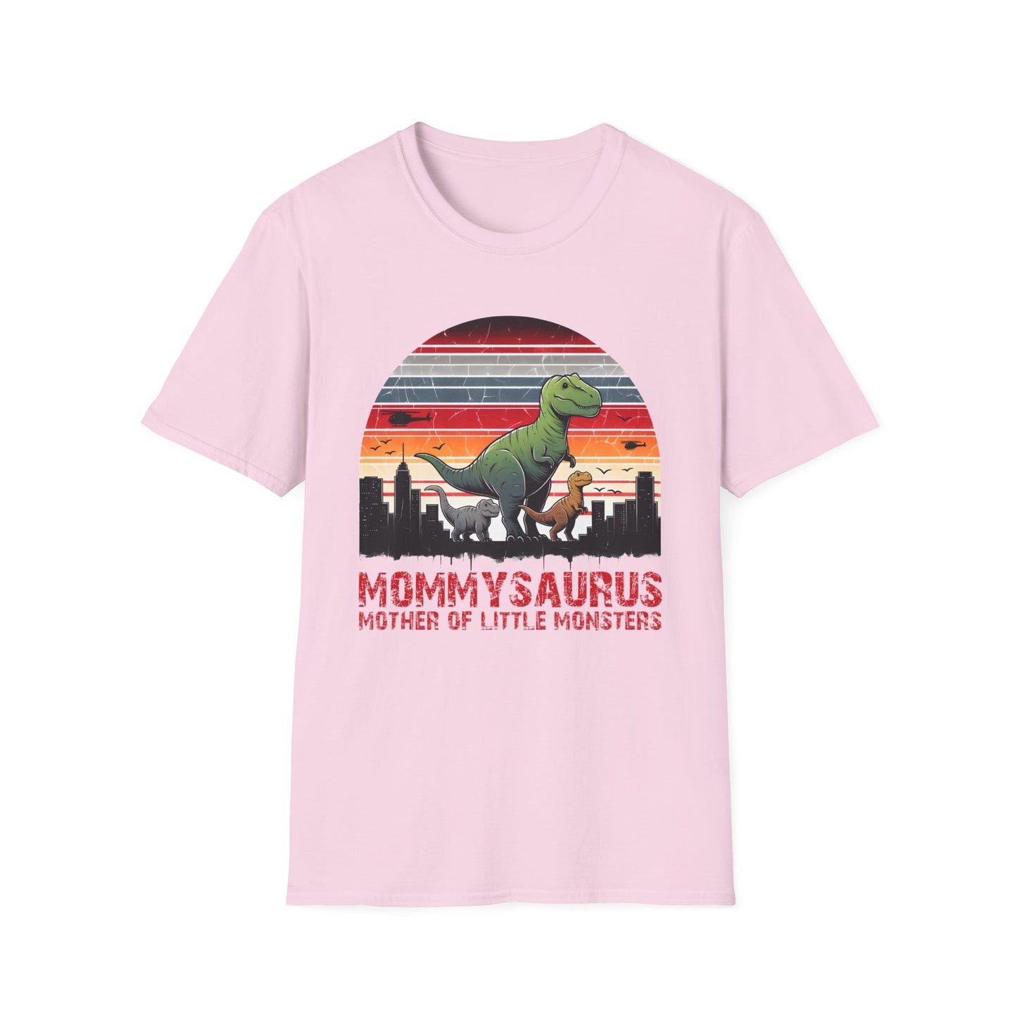 Mommysaurus mother of little monsters Unisex Softstyle T-Shirt Mother's day gift, gift for mom