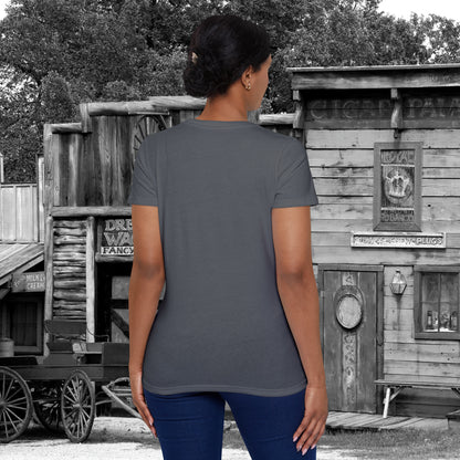 Desert Ghost Town Spooks Western Halloween Women's Organic Short Sleeve T-Shirt Gifts for Her