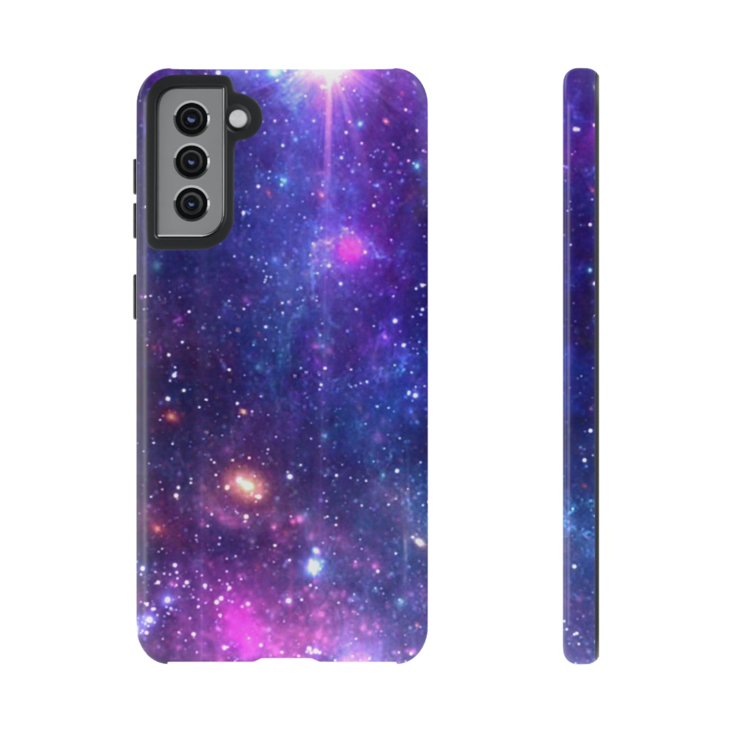 Purple Beyond the Stars Outer Space Out of this World Tough Cases (iPhone, Google, Samsung)