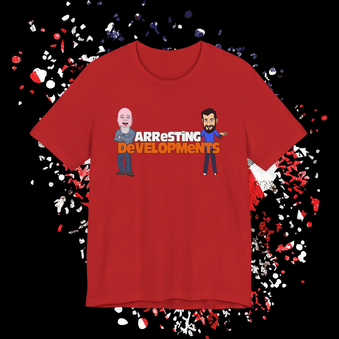 Arresting Developments Tee - Unisex Jersey Short Sleeve Shirt, Funny Graphic Tee, Gift for Detectives, Crime Show Lovers, Casual Wear