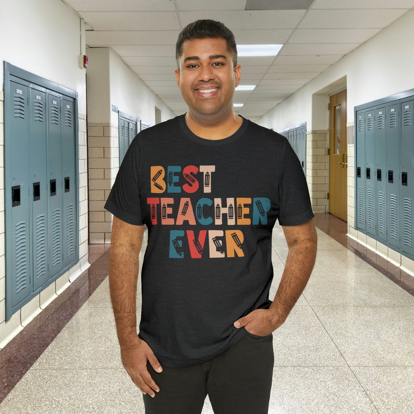 Best Teacher Ever Unisex Jersey Short Sleeve Tee