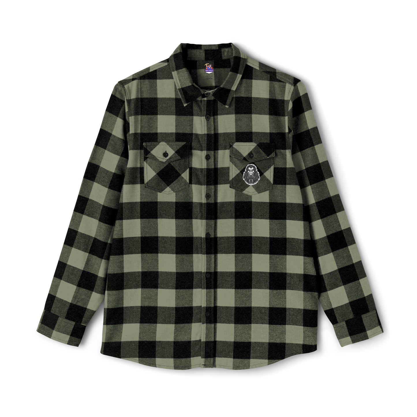 Bigfoot Unisex Flannel Shirt Unisex Squatch Seeker Style, Mysterious Forest Fashion, Yeti-Approved Apparel, Giggle-Inducing Bigfoot Wear.