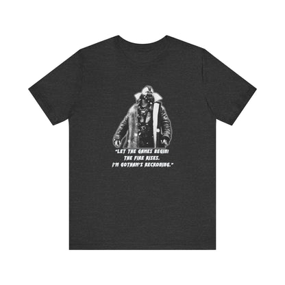 Gothams Reckoning Bane Inspired Unisex Jersey Tee Unleash Your Inner Villain