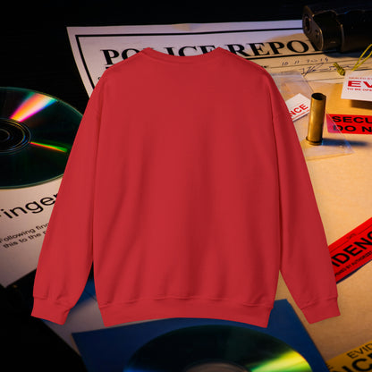 Cute Beagle Dressed up like a Detective, I'm a Basically a Detective True Crime Unisex Heavy Blend™ Crewneck Sweatshirt