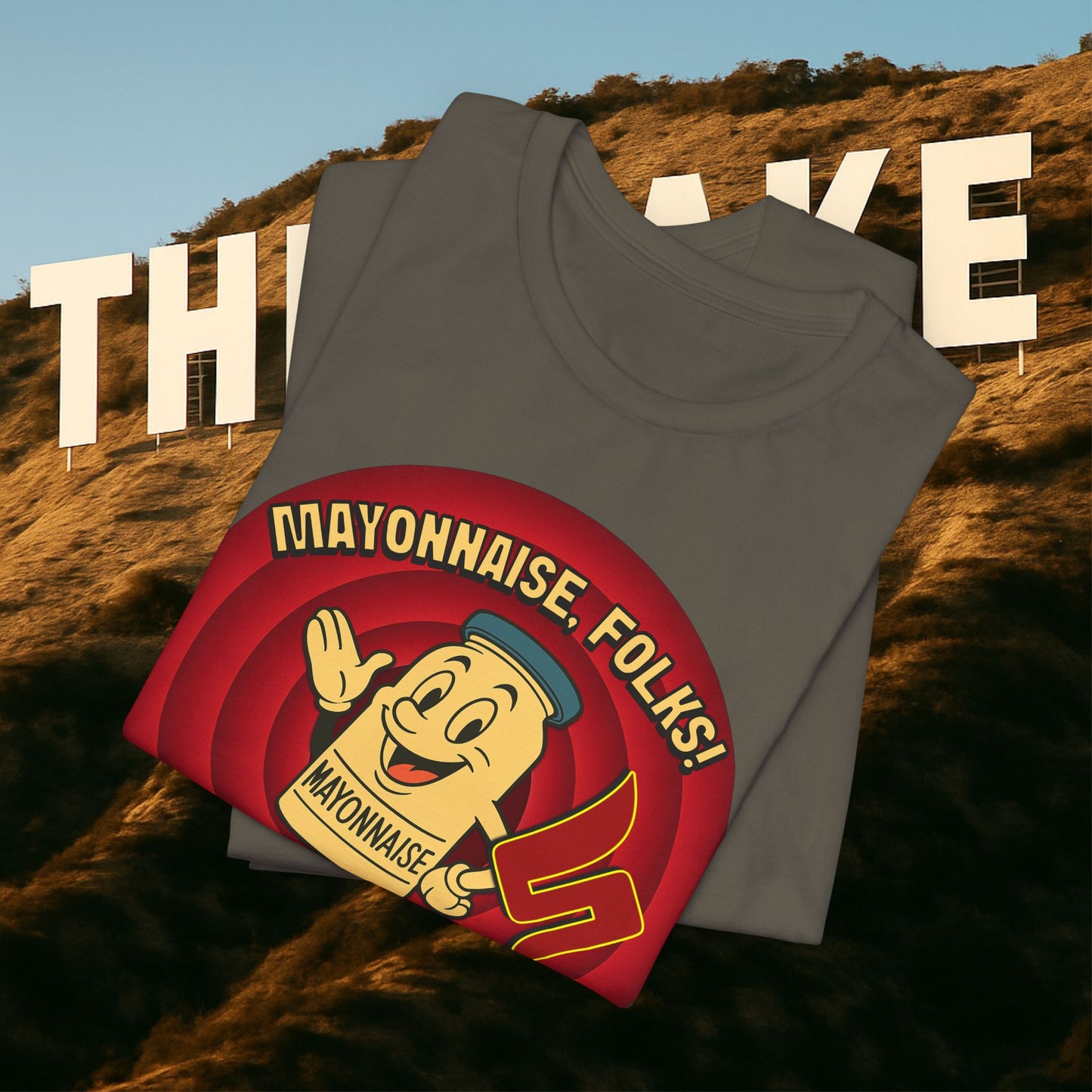 MAYONNAISE, FOLKS! — The Uncle Rico Show Credits Tee