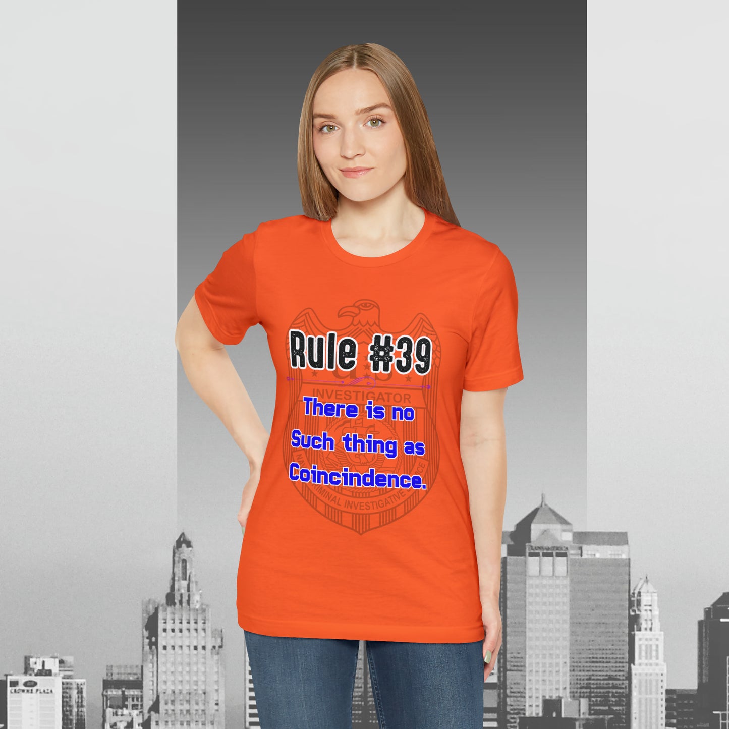 Rules of Gibbs #39 There is no such thing as a Coincidence Unisex Jersey Short Sleeve Tee