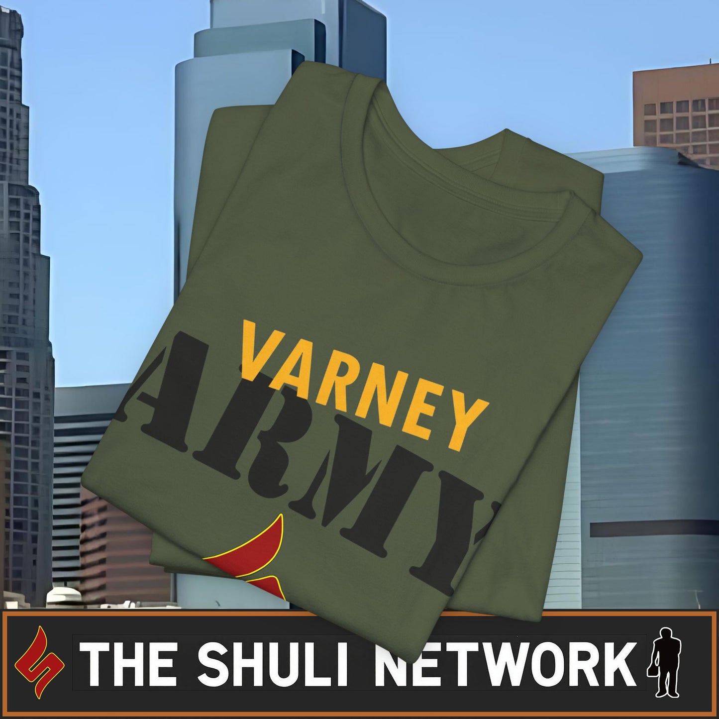 Varney Army T-Shirt — The Shuli Network Support Tee