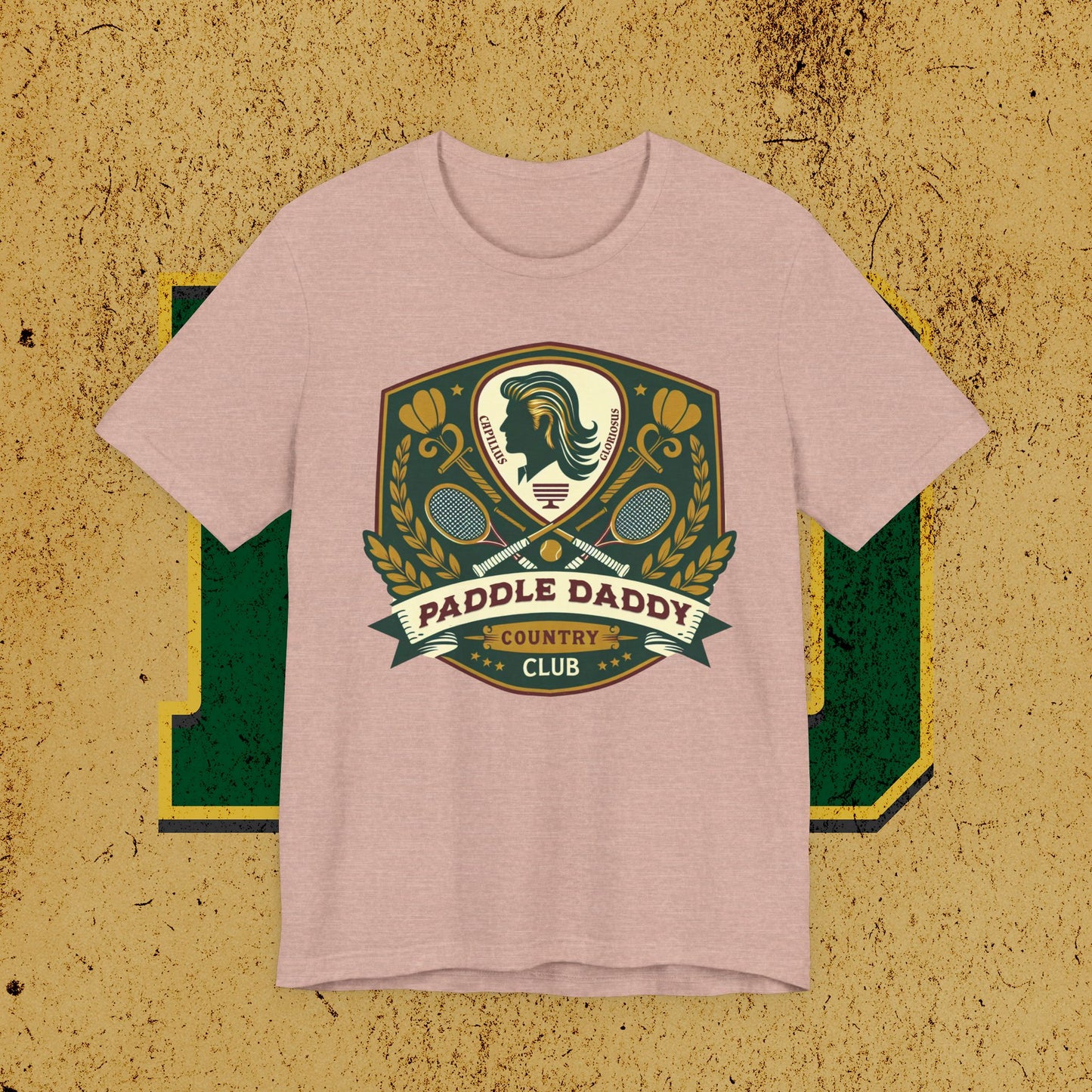 Paddle Daddy Country Club Tee  Where Prestige Meets Pickleball and Dad Jokes