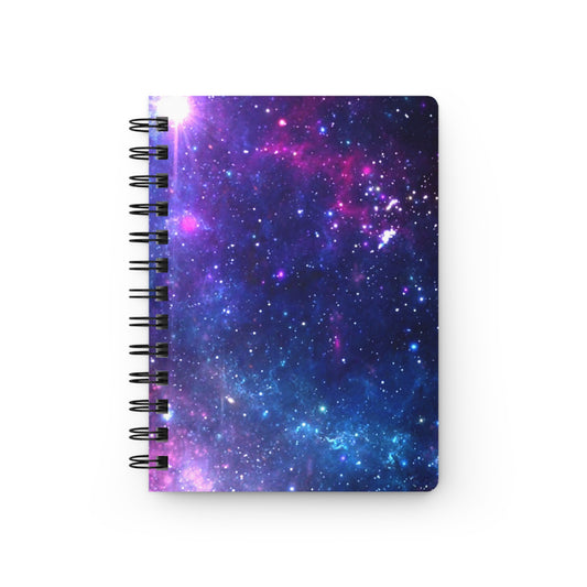 Purple Beyond the Stars Outer Space Out of this World Spiral Bound Journal