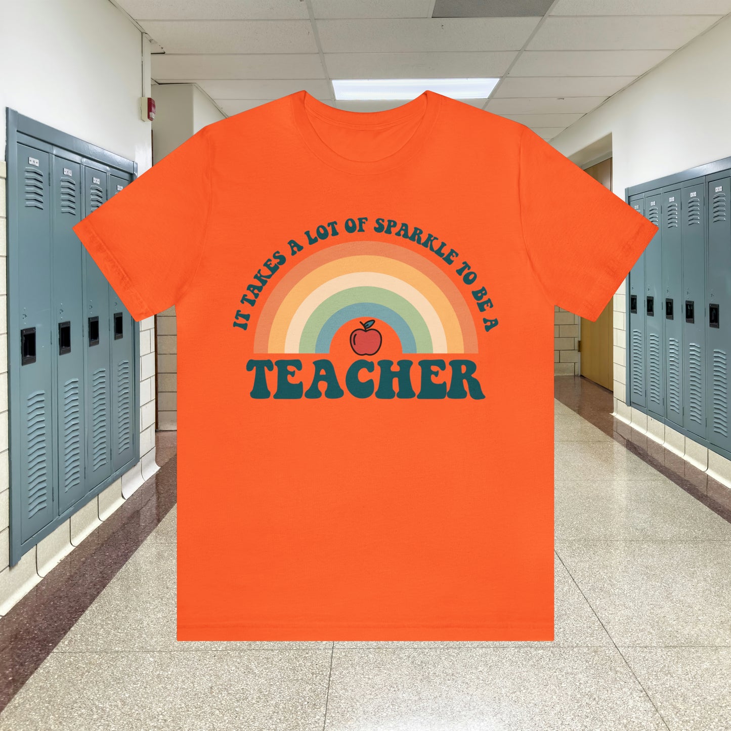 It takes alot of Sparkle to be a Teacher Unisex Jersey Short Sleeve Tee