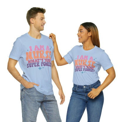 Comfy and Stylish Bella+Canva 3001 Nurse T-Shirt: Perfect Gift for Professionals & Nursing Students, Soft Fabric, Various Sizes Available