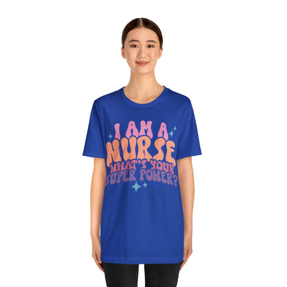 Comfy and Stylish Bella+Canva 3001 Nurse T-Shirt: Perfect Gift for Professionals & Nursing Students, Soft Fabric, Various Sizes Available