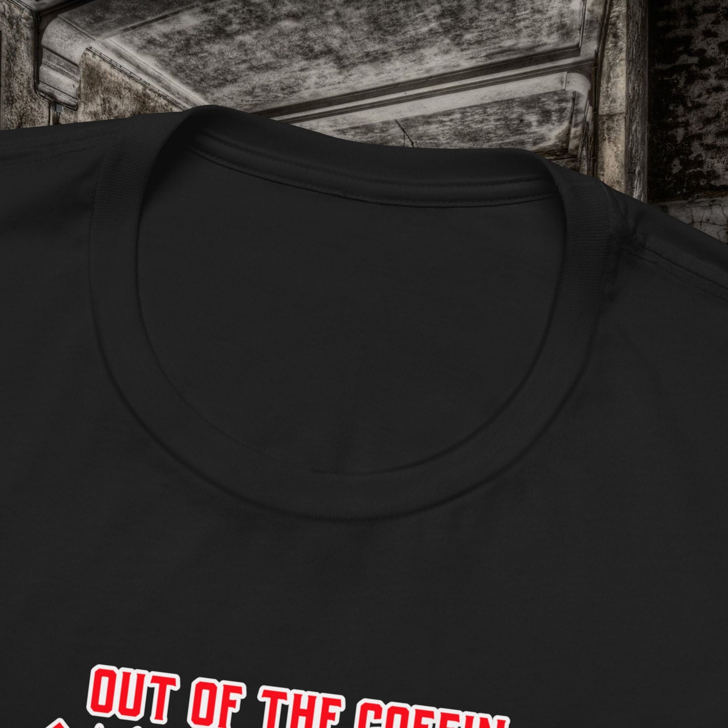 Out of the Coffin with Bob Levy Dead/Alive No Stress Tee #levyverse In Multiple Sizes