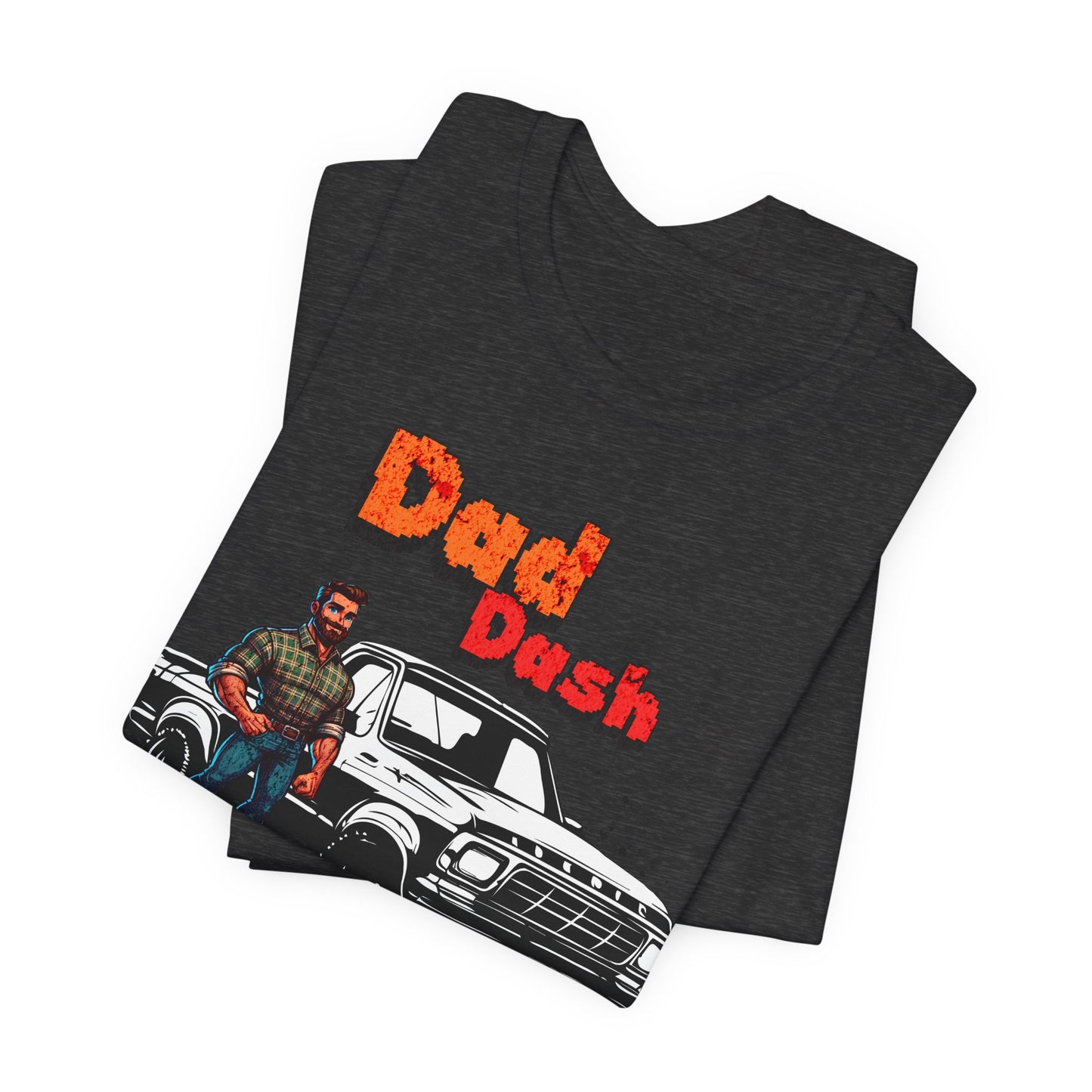 Dad Dash T-Shirt, Unisex Short Sleeve Tee for Dads, Funny Father's Day Gift, Auto Enthusiast Apparel, Dad Humor Shirt