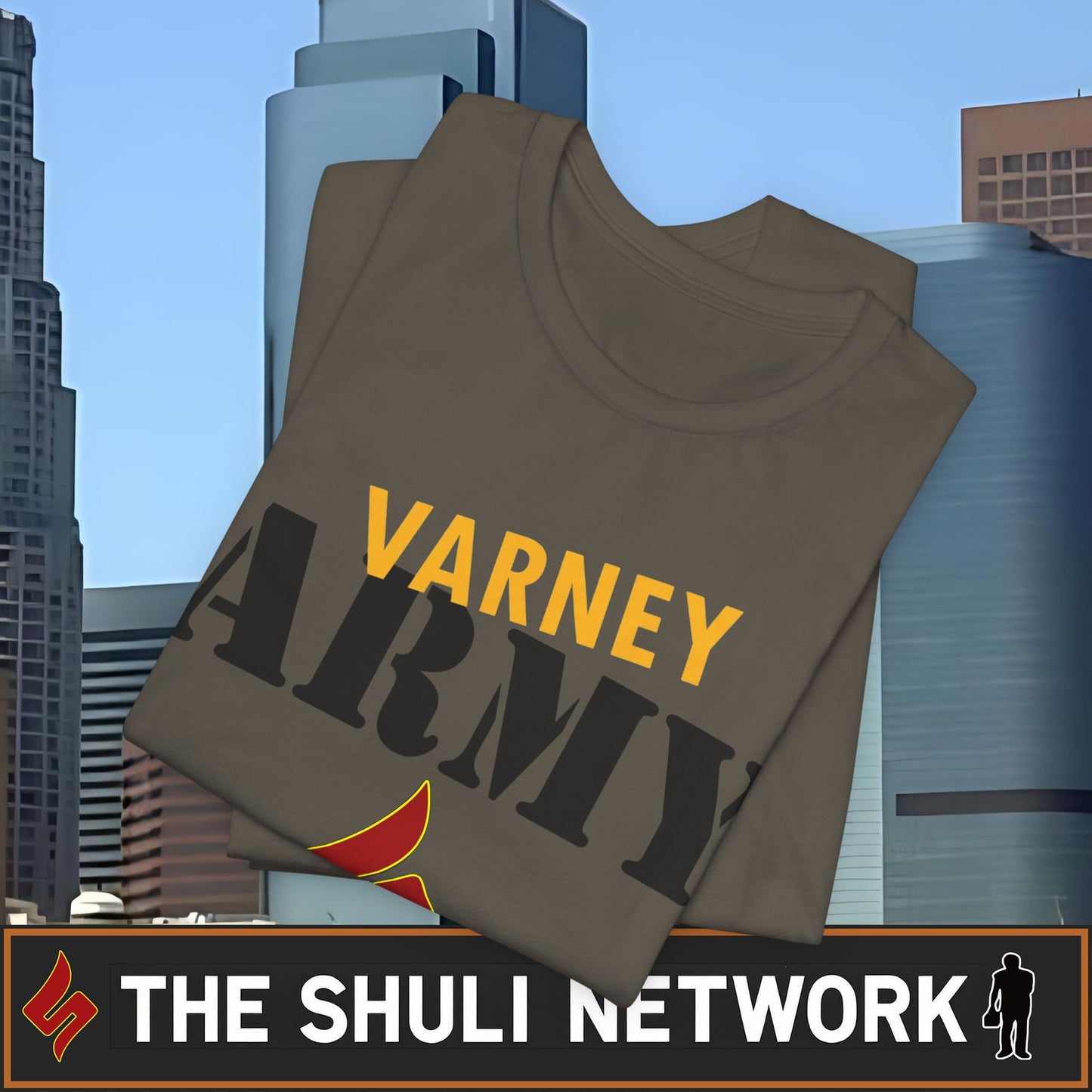 Varney Army T-Shirt — The Shuli Network Support Tee
