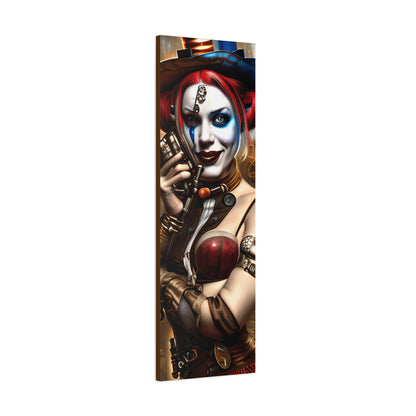Hyper Realistic Steampunk Harley Quinn Matte Canvas, Stretched, 1.25"