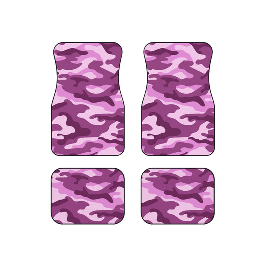 Pink Camo Car Mats (Set of 4)