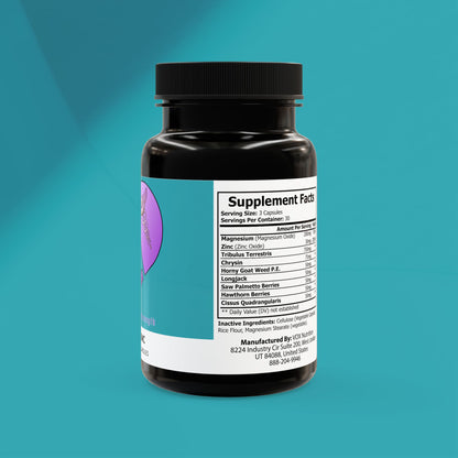 DirkX Magnesium Zinc: Strength, Vitality, and Peak Wellness! (90 Capsules)