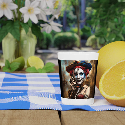 Hyper Realistic Stream Punk Harley Quinn Shot Glass