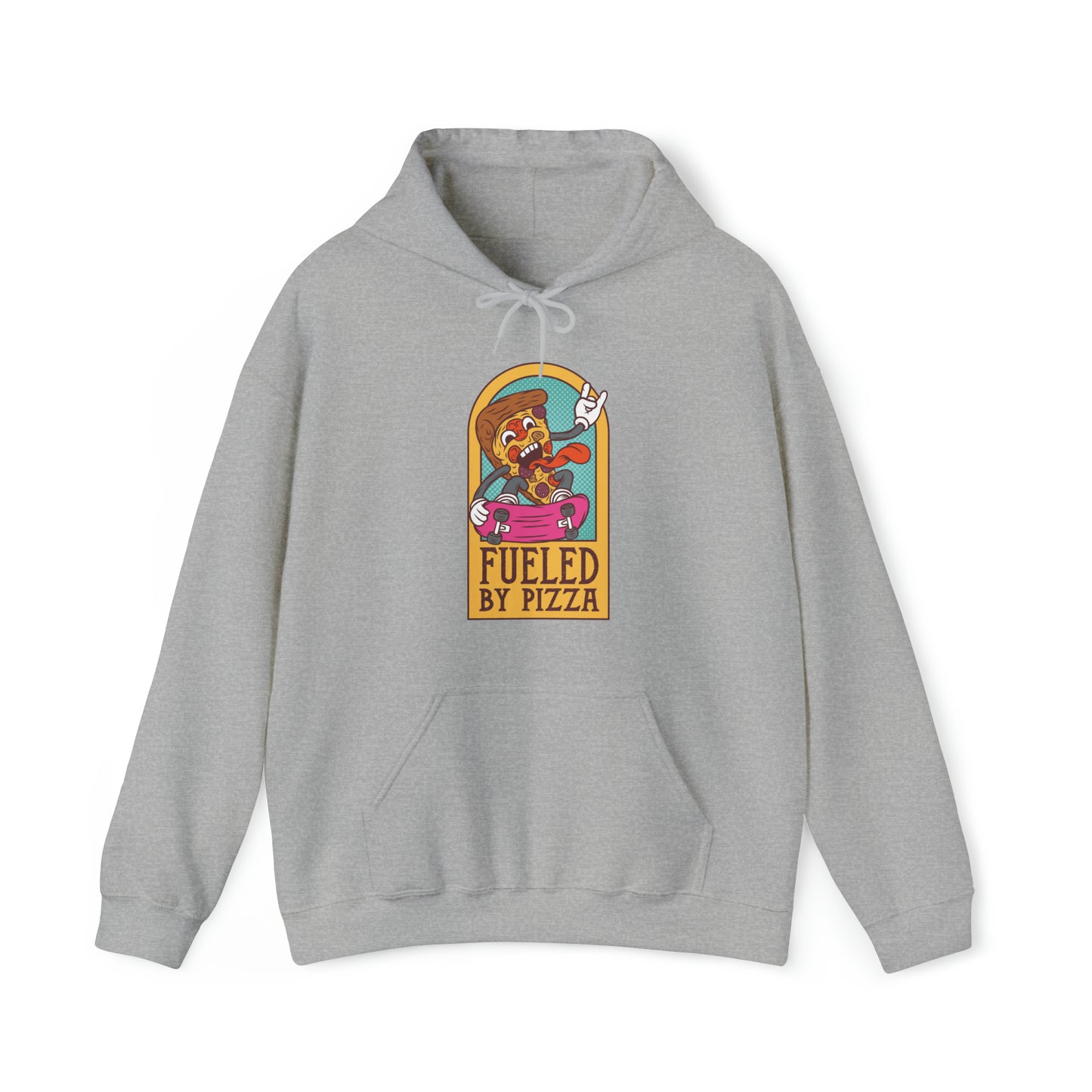 Fueled By Pizza Unisex Heavy Blend™ Hooded Sweatshirt