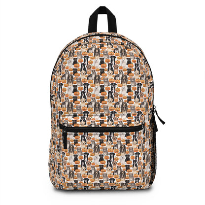 Halloween Dogs and Pumpkins Back to School Backpack Gifts for Him Gifts for Her