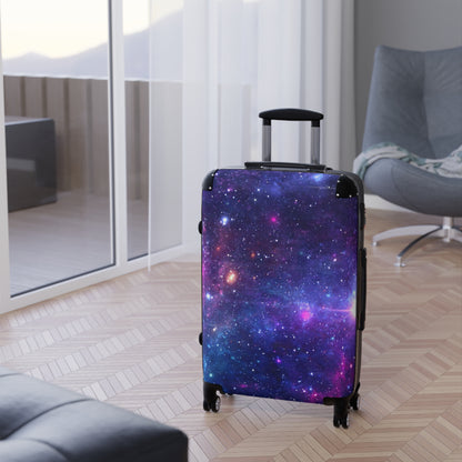 Purple Beyond the Stars Outer Space Out of this World Suitcase