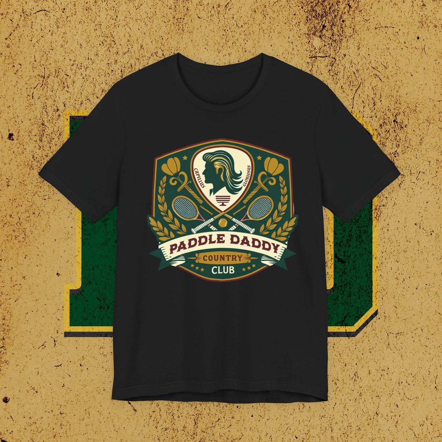Paddle Daddy Country Club Tee  Where Prestige Meets Pickleball and Dad Jokes