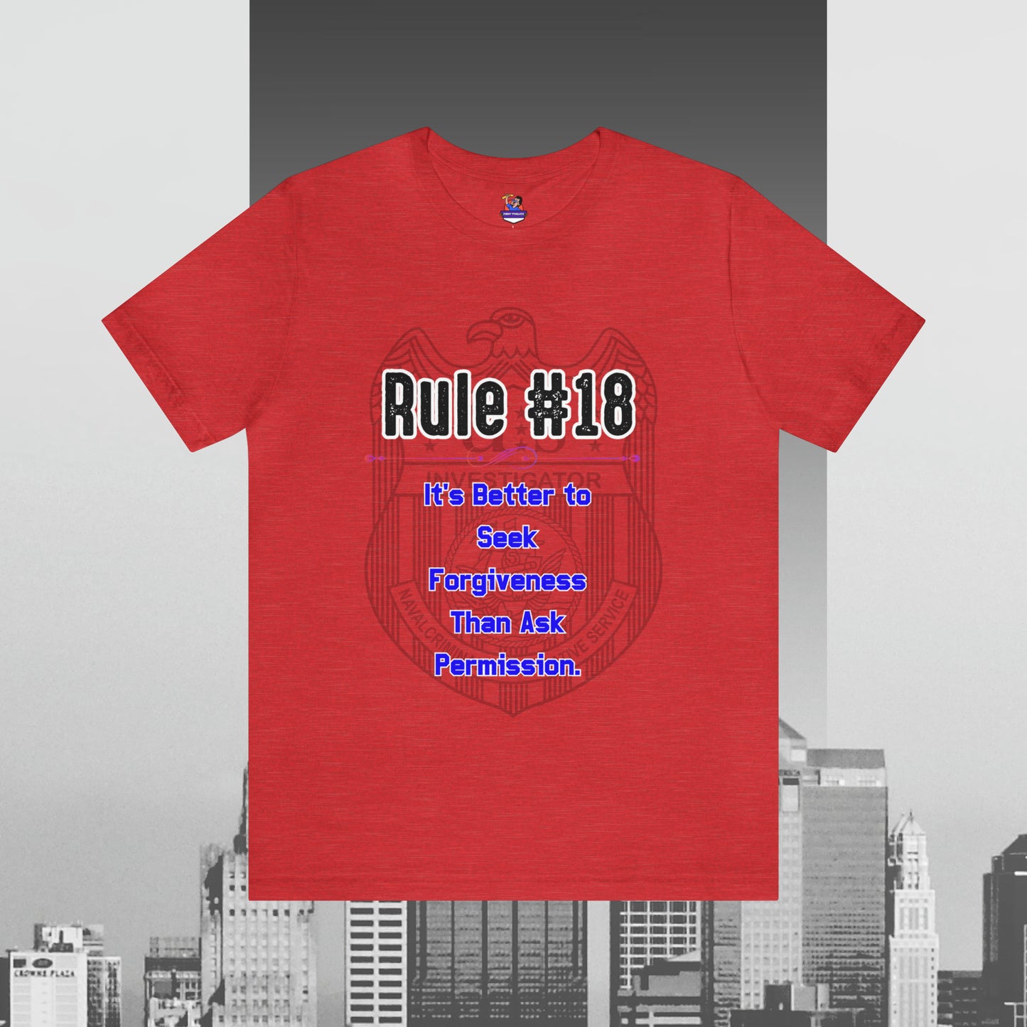 Rules of Gibbs #18 Its's Better to seek Forgiveness, than ask permission Unisex Jersey Short Sleeve Tee