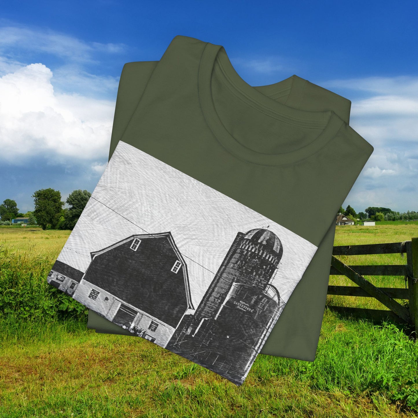 Registered Red & White Holstein Unisex Tee - Farm-Themed Apparel for Animal Lovers