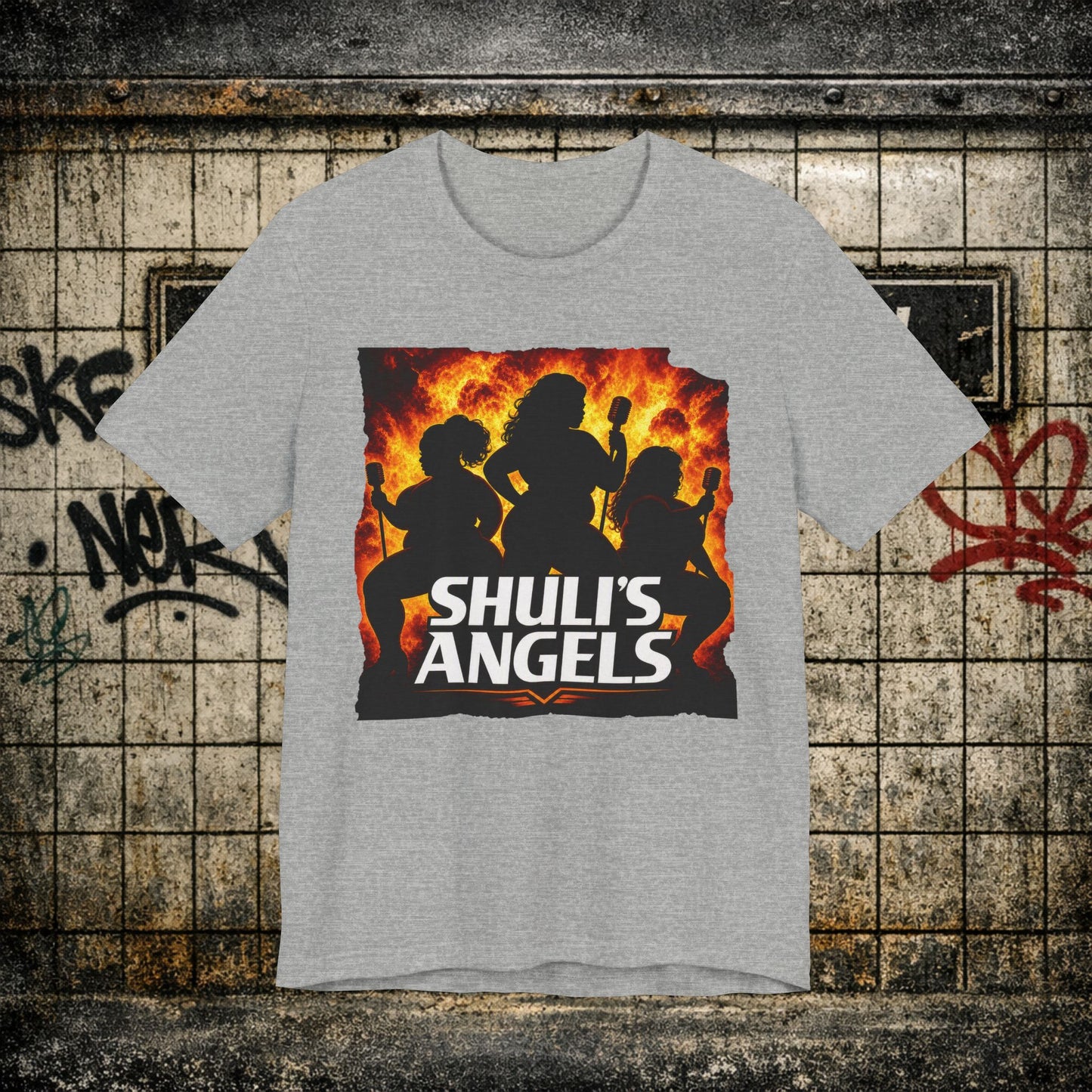 Shuli’s Angels: Operation Laugh & Disorder Graphic Tee — Retro Silhouette Vibe Shirt