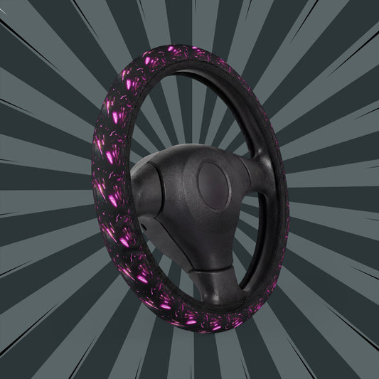 Purple Galaxy Steering Wheel Cover — Sparkle Car Grip