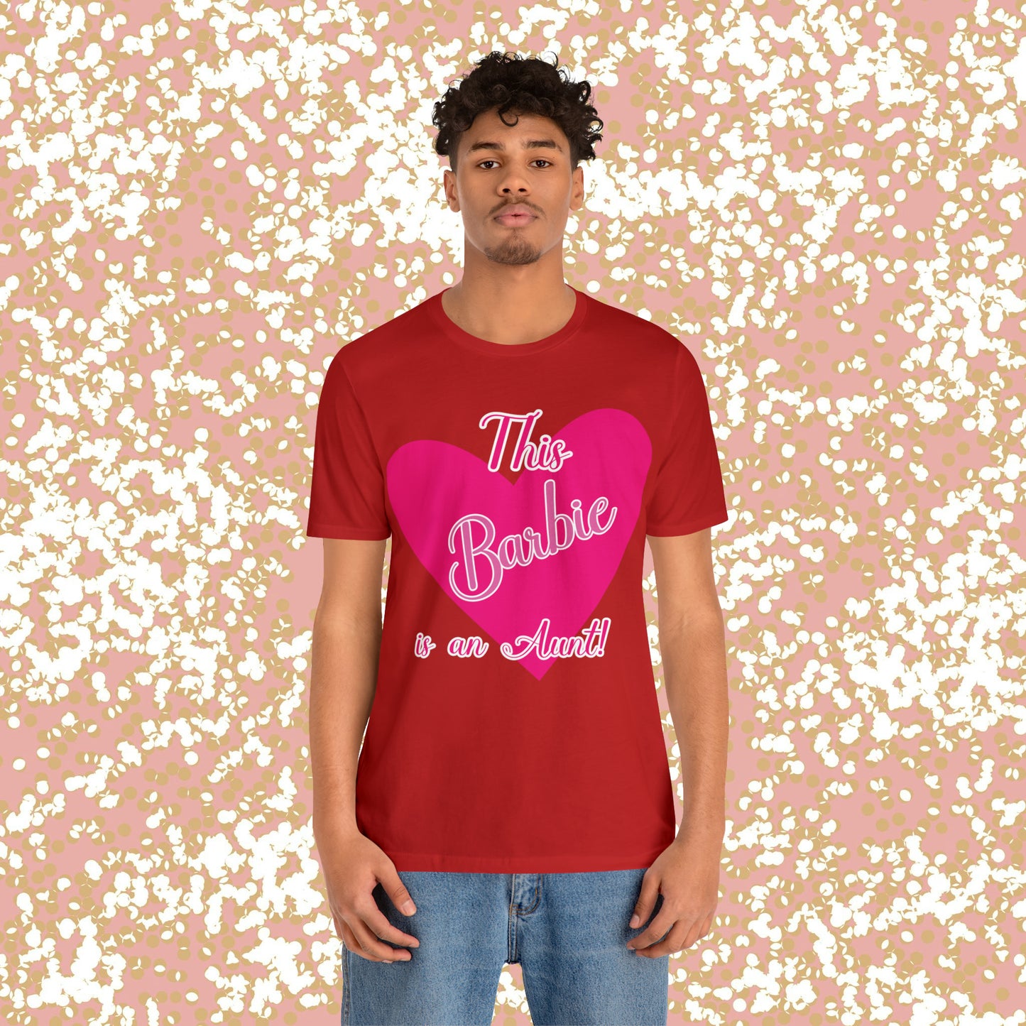 This Barbie is an Aunt Unisex Jersey Short Sleeve Tee Gifts for her