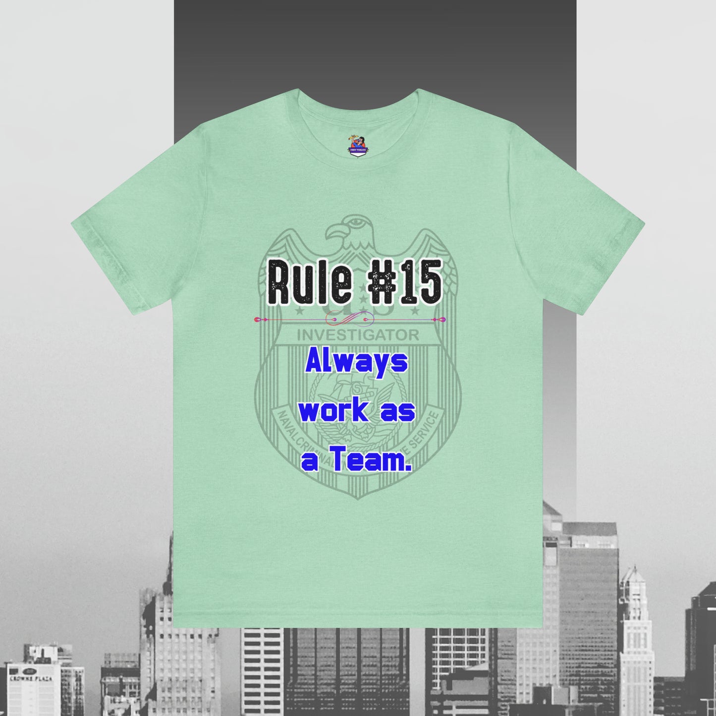 Rules of Gibbs #15 Always work as a Team Unisex Jersey Short Sleeve Tee