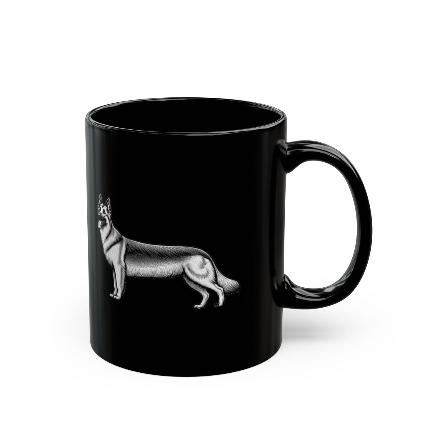 Levy’s Genuine Phuq Sauce Black Mug 11oz complete with a Long Dog