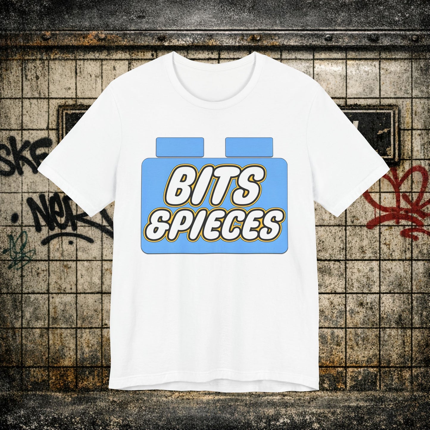 Bits & Pieces Graphic Tee One Size Fits All… Jokes?”