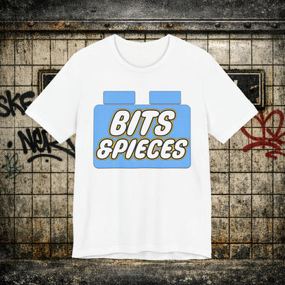 Bits & Pieces Graphic Tee One Size Fits All… Jokes?”