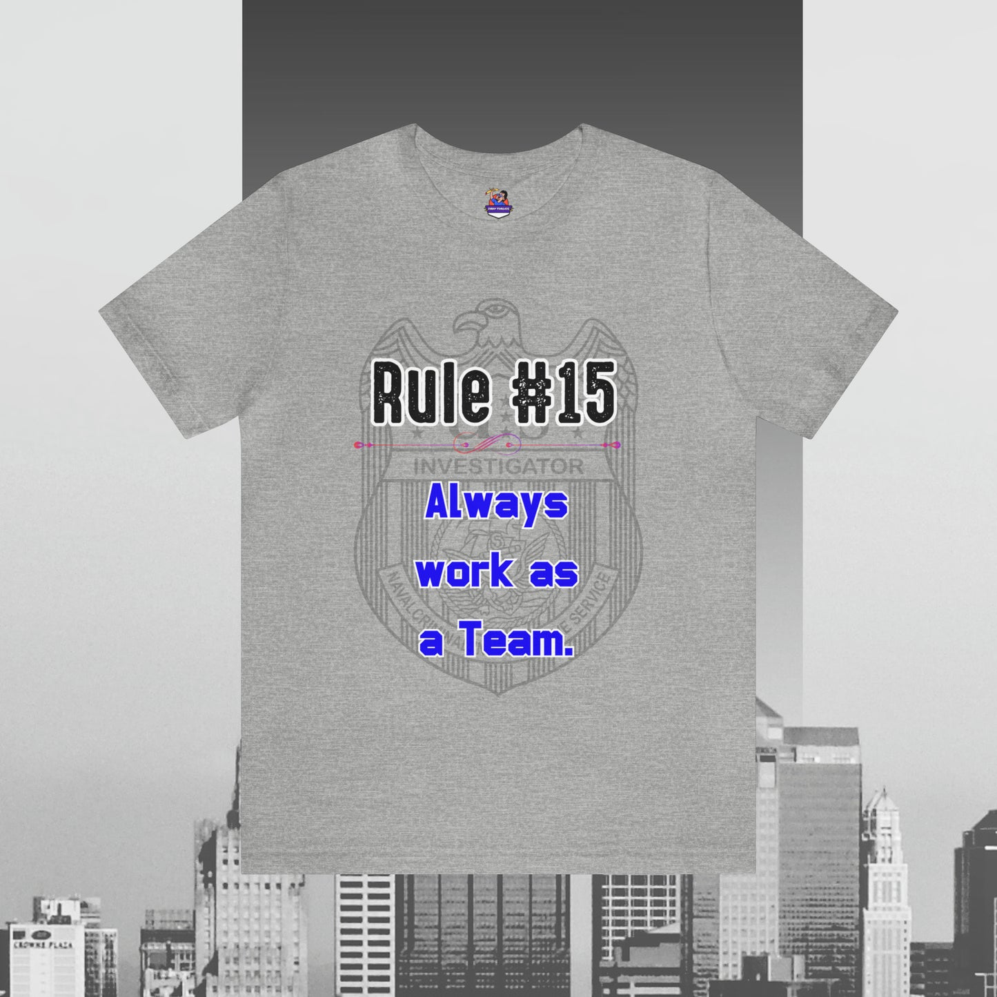 Rules of Gibbs #15 Always work as a Team Unisex Jersey Short Sleeve Tee