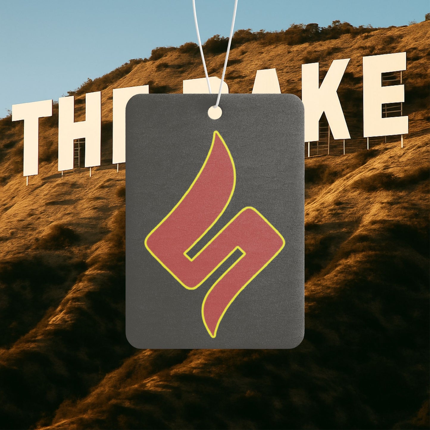 “Shuli Logo Air Freshener — For Cars That Smell Like Hot Takes”