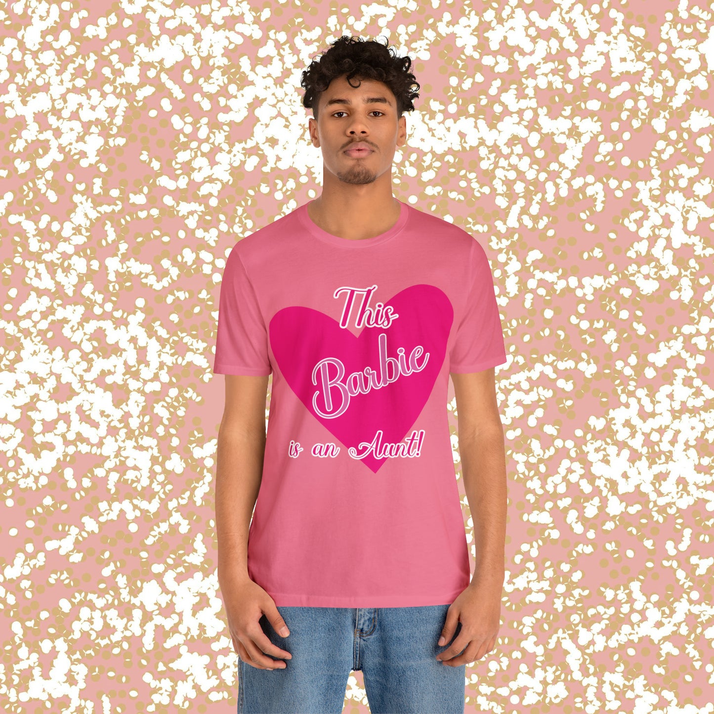 This Barbie is an Aunt Unisex Jersey Short Sleeve Tee Gifts for her