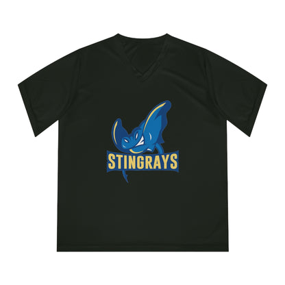 Custom Name, Women's Performance V-Neck T-Shirt